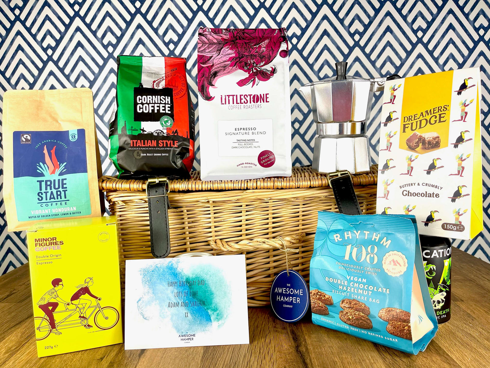 Cafetiere Gift Hamper with Chocolate & Biscuits