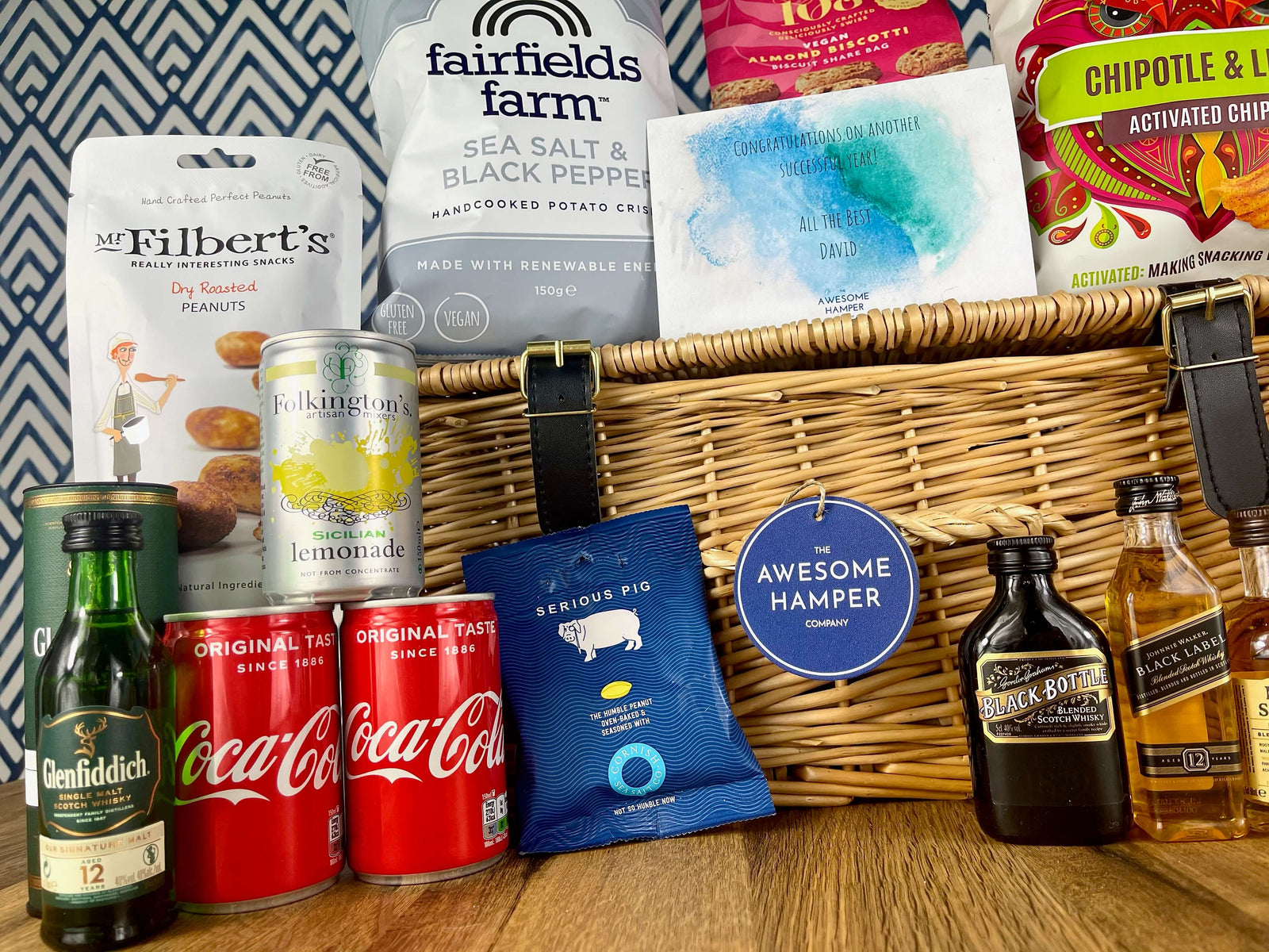 Jumbo Whisky & Snacks Hamper