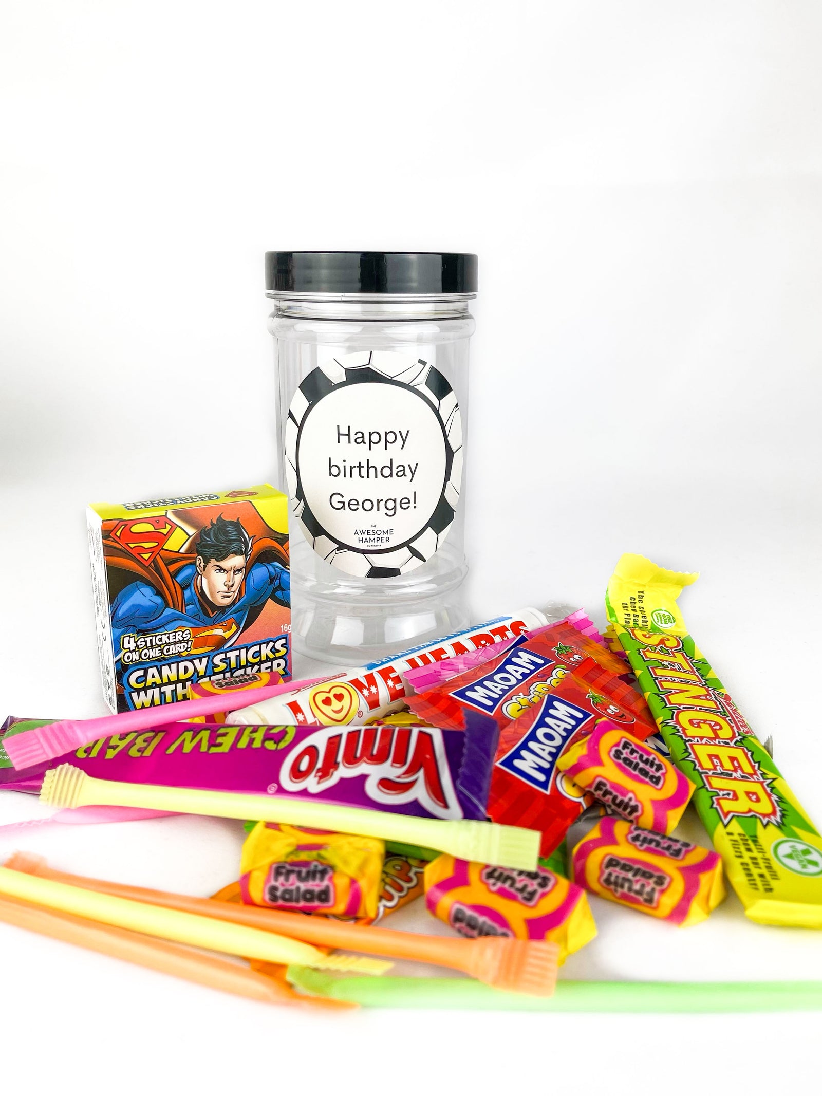 Large Personalised Kids Sweet Jar