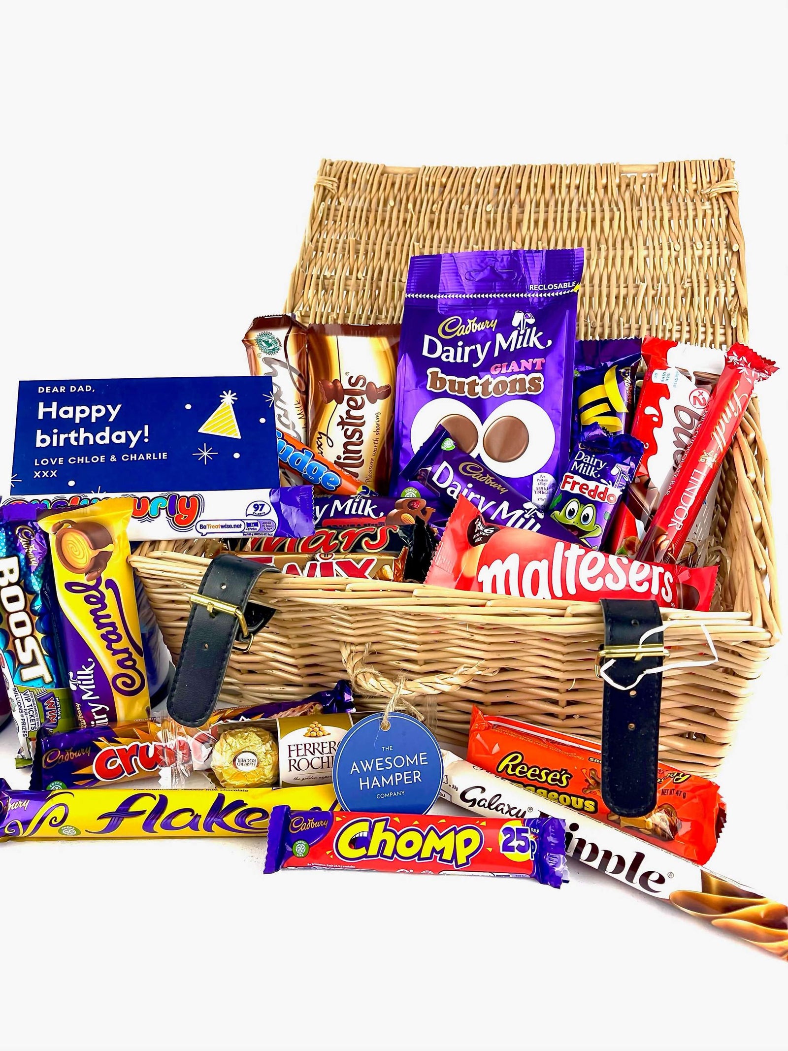 Personalised Chocolate Hamper for Him