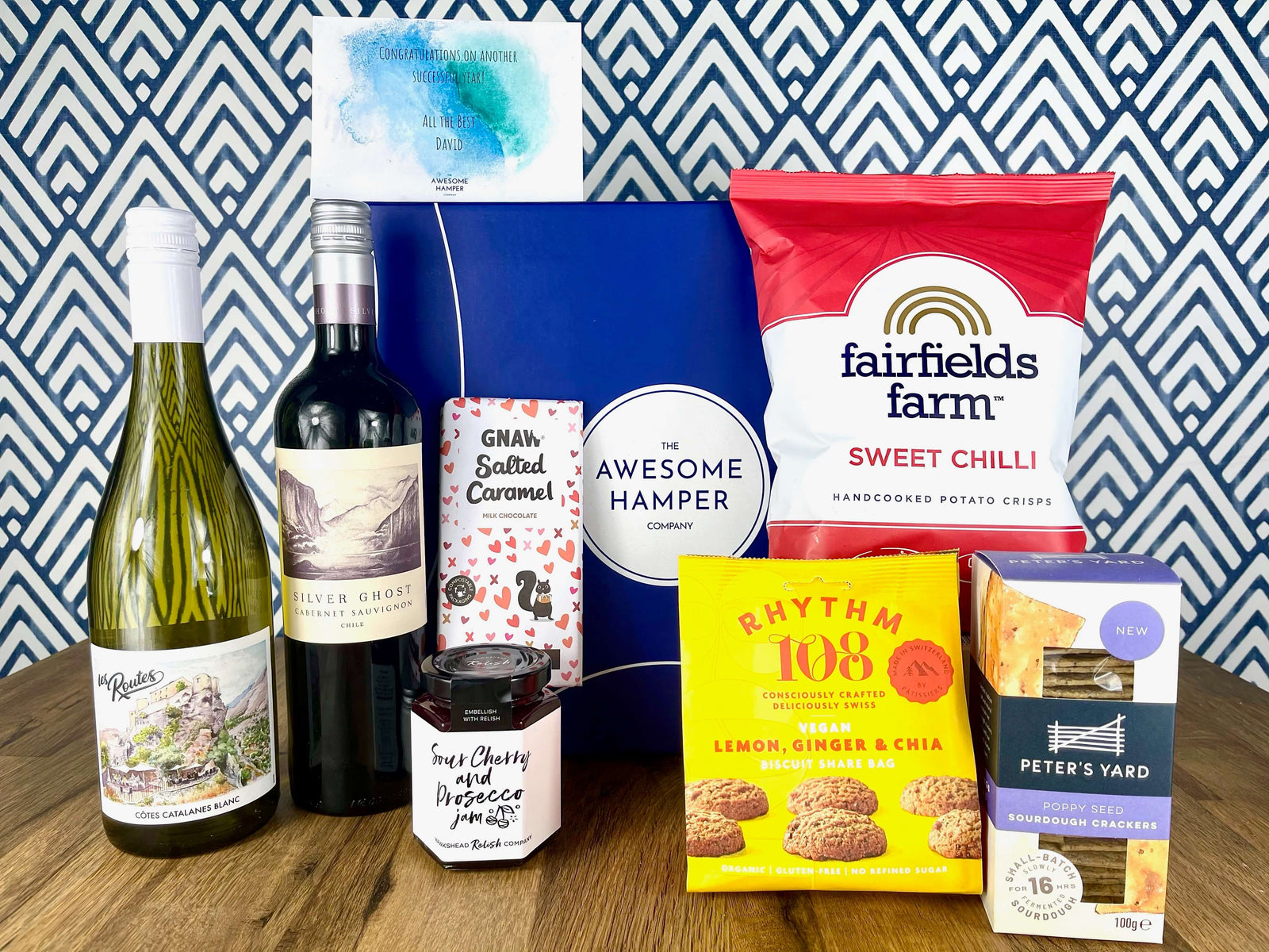 Wine & Snacks Gift Box