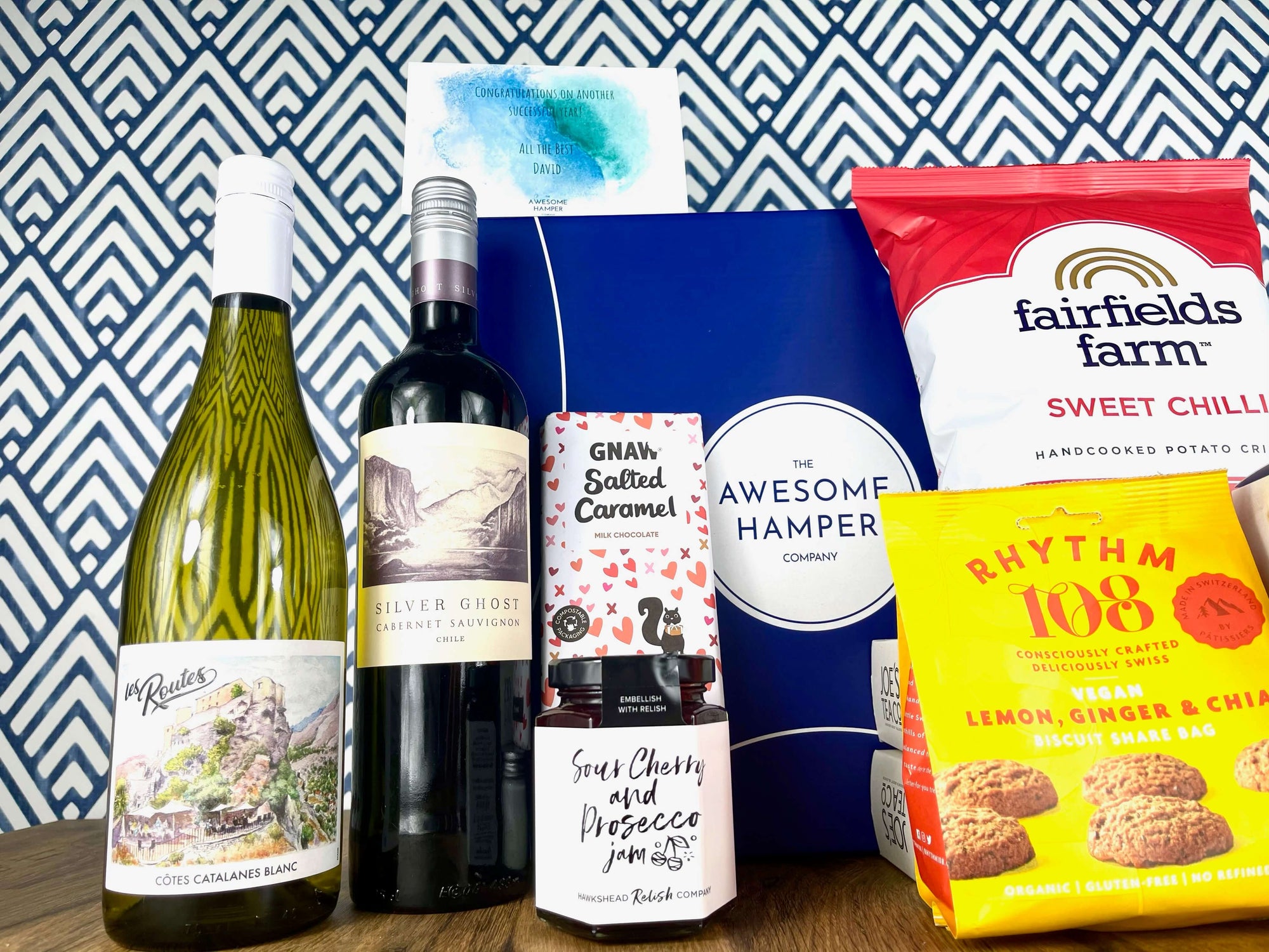 Wine & Snacks Gift Box